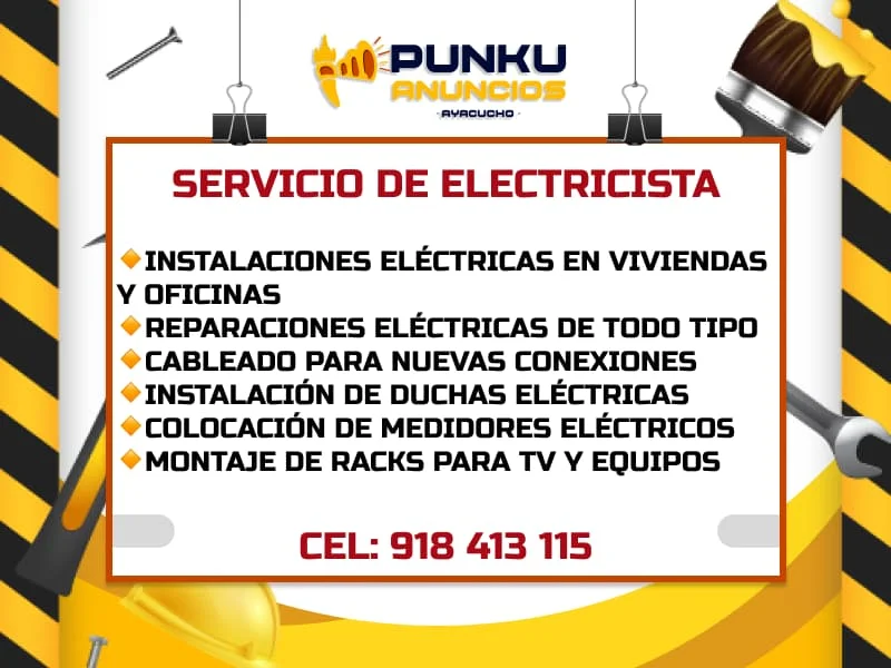 Servicios electricos a domicilio